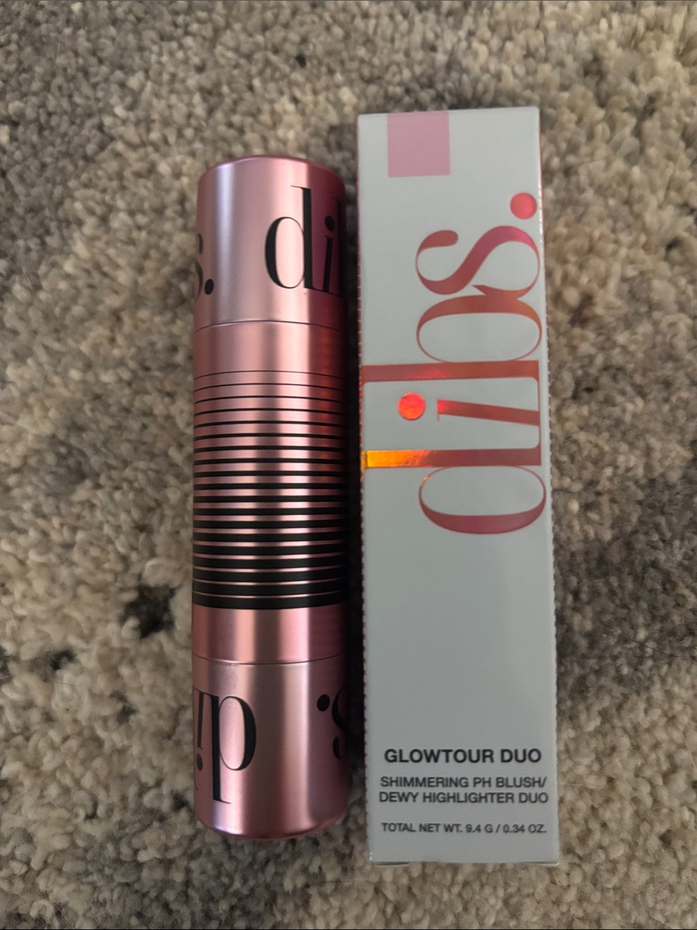 Dibs Glowtour Duo Shimmering Blush/Contour Duo AURA Authentic NIB pH Blush (657)